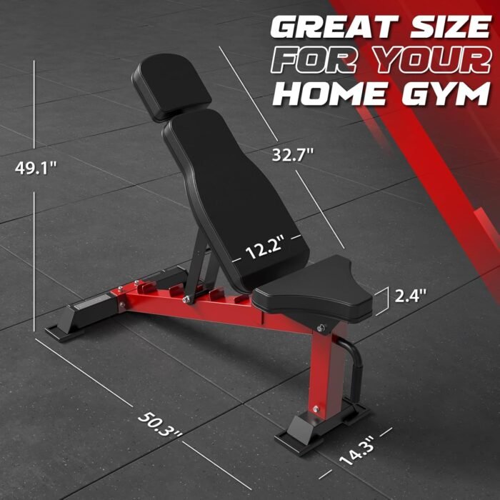 Mikolo Smith Machine, 2200lbs Squat Rack with LAT-Pull Down System & Cable Crossover Machine, Training Equipment with Leg Hold-Down Attachment, Garage & Home Gym Package - Image 5