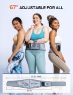ALLJOY 67" Cordless Heating Pad for Back Pain Relief FSA HSA Eligible, Birthday Gifts for Women Men Mom Dad, Portable Lower Back Massager with 3 Heat 5 Vibration, Wireless Heating Pad for Cramps - Image 6