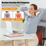 Shiatsu Neck and Back Massager with Heat,Neck Massager for Pain Relief deep Tissue,3D Kneading Massage Pillow for Back,Shoulder,Leg,Gifts for Mom,Dad,Women (Black) - Image 4