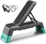 leikefitness Multifunctional Aerobic Deck with Cord Workout Platform Adjustable Dumbbell Bench Weight Bench Professional Fitness Equipment for Home Gym - Image 2