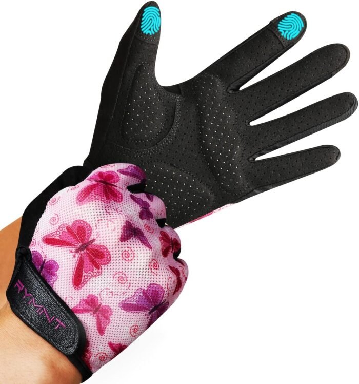 Ventilated Workout Gloves for Women Men Full Finger.Weight Lifting Gloves with Full Palm Vent & Breathable Mesh Back for Gym, Weightlifting, Fitness, Exercise,Training.Cycling - Image 2