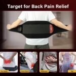 Comfytemp XL Cordless Heating Pad with Massager for Back Pain Relief, Portable Lower Back Massager with Heat Button App Control FSA HSA Eligible Wireless, Birthday Gifts for Mom Dad - Image 8