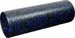 High-Density Round Foam Roller for Muscle Soreness Recovery, Exercise, Massage - 18", 24", 36" Blue Fleck (18 Inch) - Image 2
