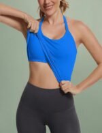 MathCat Seamless Workout Tank Tops with Built in Bra,Racerback Athletic Tank Tops Ribbed Soft Yoga Shirts - Image 6
