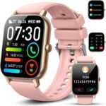 Smart Watch with Bluetooth Call (Answer/Make Call), 1.85" Ultra Large HD Screen, 100+ Sports Mode 2025 Smart Watches for Men Women, IP68 Waterproof Fitness Tracker with Heart Rate Sleep Monitor, Pink - Image 2