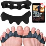 VYCE PrimalStep Toe Separators - Doctor Recommended - Correct Foot and Bunion Pain, Plantar Fasciitis - Toe Straightener to Improve Functional Athletic Mobility - Stretches to Fit (S/M) - Image 2