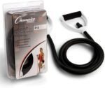 Champion Sports Resistance Tube Bands for Men and Women, Durable Stretch Fitness Band for Strength Training, Stretching, Rehabilitation- Premium Home Workout Equipment- 100 Lbs Resistance Tubing-Black - Image 4