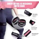 MANUEKLEAR Blood Flow Restriction Bands for Women Glutes Leg, Booty Bands for Women Butt Lift, BFR Occlusion Thigh Bands for Workout Squat Hip Building - Image 6