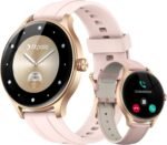 Fitpolo Smart Watches for Women (2 Bands), 1.27" Stylish Smartwatch, IP68 Waterproof Fitness Tracker with Bluetooth Calls (Make/Answer), Heart Rate/SpO2/Sleep Monitor, 7 Days Battery - Pink - Image 2