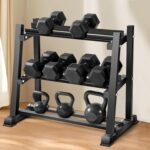 Dumbbell Rack, Bongkim Dumbbell Set with Rack Stand, Dumbbells Weights Rack for Home Gym, Weight Rack for Dumbbells, Kettlebells, and Weight Plates 1100LBS - Image 8