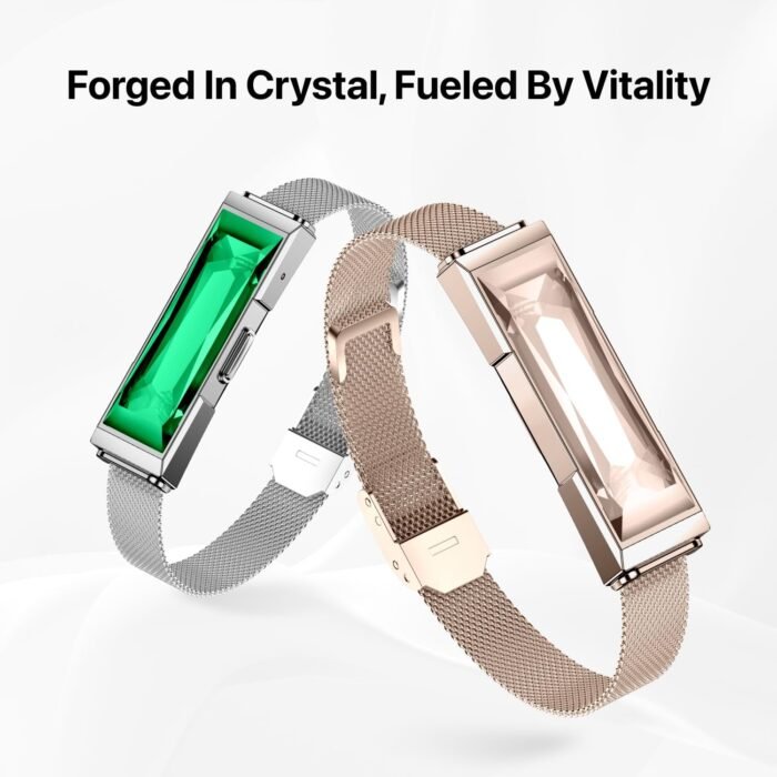 Smart Health Wristband, Wearable Activity & Fitness Tracker Band, 24/7 Sleep Tracker, All-Day Automatic Continuous Heart Rate Tracking, HRV Monitor, Blood Pressure, Stress, 2 Bands, with Free APP - Image 8