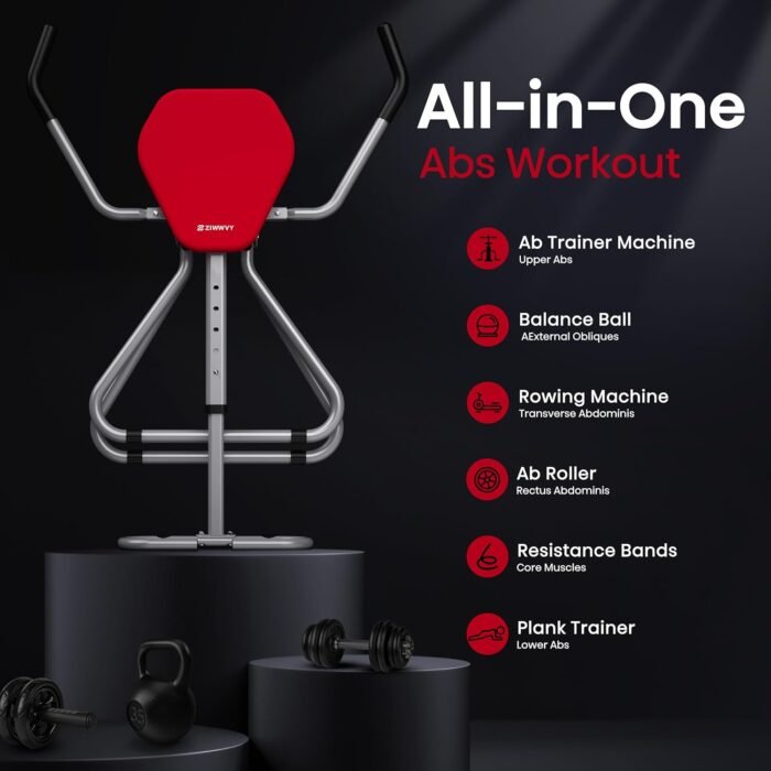 AB SWING INFINITY- Home Ab Workout Machine, Core Training Equipment, Multi-Functional Ab Exercise Trainer, Foldable for Easy Storage, Ideal for Home Gyms, Strength Training, and Fat-Burning Workouts - Image 8