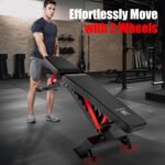 Adjustable Weight Bench - Workout Bench for Home Gym, Foldable 1300lb Capacity Heavy Duty Full Body Workouts Exercise Strength Training Benches with Incline/Flat/Decline Positions & Space-Saving - Image 6