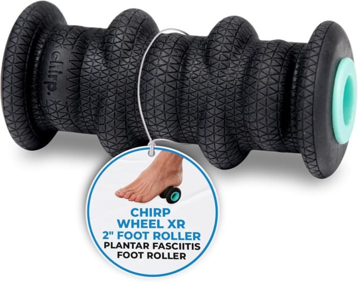 Chirp Wheel XR Foot Massage Roller - Targeted Massage for Plantar Fasciitis and Foot Fatigue, Arch Pain Relief, and Muscle Recovery | High Density Foam Exercise Equipment, 500lbs Capacity, 2" Mint - Image 2
