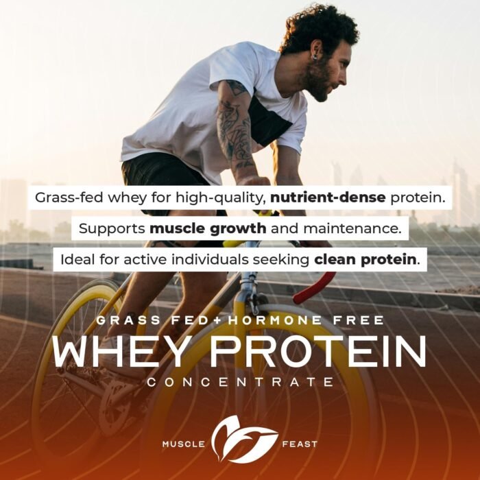 Muscle Feast Grass-Fed Whey Protein Concentrate Powder, All Natural, Hormone Free Pasture Raised Whey Protein Powder for Women & Men, Clean, Non-GMO & Gluten Free Whey Concentrate - Vanilla, 5lb - Image 8