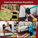 WHATAFIT Resistance Bands, Pull Up Assistance Bands, Exercise Bands, Workout Bands Set for Men and Women Home Fitness, Body Stretching, Strength Training, Physical Therapy - Image 6