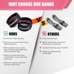 MANUEKLEAR Blood Flow Restriction Bands for Women Glutes Leg, Booty Bands for Women Butt Lift, BFR Occlusion Thigh Bands for Workout Squat Hip Building - Image 5