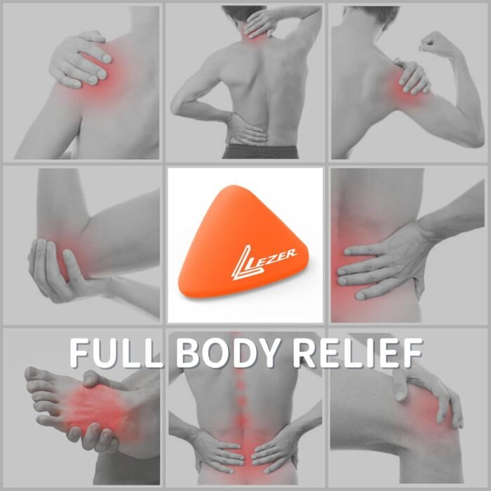 LEZER Trigger Massage Point, Manual Massage Ball, Hip Hook, Muscle Knot Release Tool, Deep Tissue Relief, Hip Flexor Iliacus Back Psoas Hand Foot Myofascial, Physical Therapy, 2.9 inｘ2.1 in（Orange） - Image 8