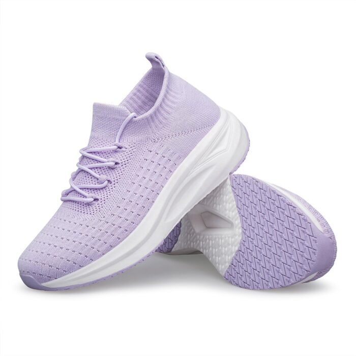 Womens Slip on Walking Shoes Comfort Sock Shoes Non Slip Mesh Casual Running Sneakers - Image 6