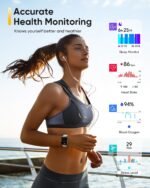 Fitpolo Smart Watch for Men Women with Bluetooth Call, Alexa Built-in 1.8" Blood Oxygen Heart Rate Sleep Fitness Watch, 100 Sports Modes Smartwatch, Activity Tracker for Android iOS Phone - Image 4