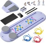 Pilates Reformer Board - Full Body Workout Set for Home Gym, Pilates Exercise Equipment & Ab Machine for Core Strength & Toning - Compact Home Fitness Gear for Women & Men - Image 2