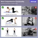 Pilates Board, Pilates Portable Reformer Machine 2025 for Home Workout, 7 in 1 Multifunctional Pilates Reformer Set,Foldable Abs Trainer Machine, Pilates Core Workout Equipment for Women - Image 6