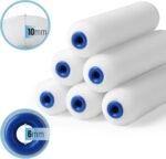 Bates- Paint Roller Kit, 9 pcs, 6-Inch Foam Paint Roller Tray, Paint Roller Set, Paint Kit for House Painting, Paint Rollers, High Density Foam Roller Paint, Small Paint Roller Kit, 6 Inch Foam Roller - Image 5