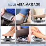 Massage Gun Deep Tissue with 6 Head - Electric Massager Gun for Legs, Arms, Waist, Back, 9 Levels & 9 Modes Back Massager for Pain Relief, Ideal Gifts for Friends, Mom and Dad, Gray - Image 3