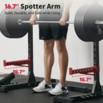 FLYBIRD Squat Rack with Pull-Up Bar, Adjustable Multi-Functional Power Rack, Inner Width Squat Rack Stand Suitable for 6FT,7FT Barbell for Home Gym Equipment… - Image 5