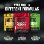 Jacked Factory NITROSURGE Shred Pre Workout Supplement - Energy Booster, Instant Strength Gains, Sharp Focus, Powerful Pumps - Nitric Oxide Booster & PreWorkout Powder - 30Sv, Fruit Punch - Image 7