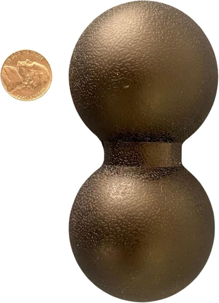 BAlign® Bowtie, Patented Half-Peanut Massage Ball, Back Pain Relief, McKenzie Method Device, Doctor-Designed Therapy Tool for Spine Alignment, Pelvic Alignment, Spine Mobility (Black) - Image 2