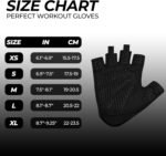 FIGHTSENSE Weight Lifting Gloves with Full Palm Protection, Workout Gloves for Men Women, Breathable Exercise Gym Gloves for Weightlifting, Fitness, Cycling, Pull ups, Deadlifting - Image 7