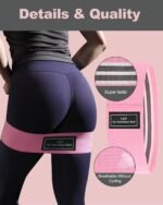Loop Bands & Stretch Bands for Strength & Muscle Toning, Designed for Intermediate & Advanced Athletes, Color-Coded Resistance with Carry Pouches for Workout, Yoga & Pilates - Image 8