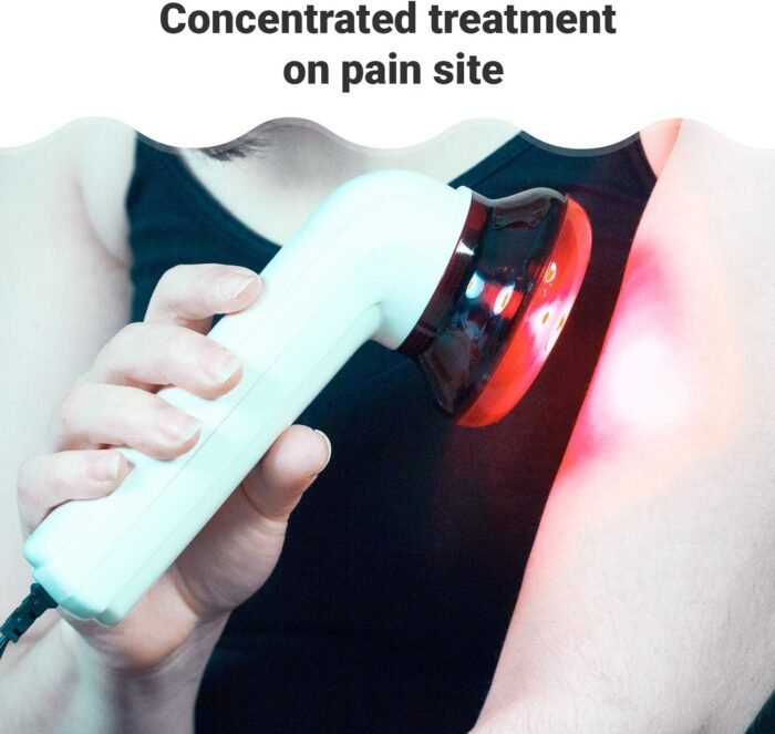 M PAIN MANAGEMENT TECHNOLOGIES Red Light Therapy Infrared Heating Wand by Theralamp – Handheld Heat Lamp Includes Replacement Bulb – Provides Muscle Pain Relief and Increased Blood Circulation - Image 6