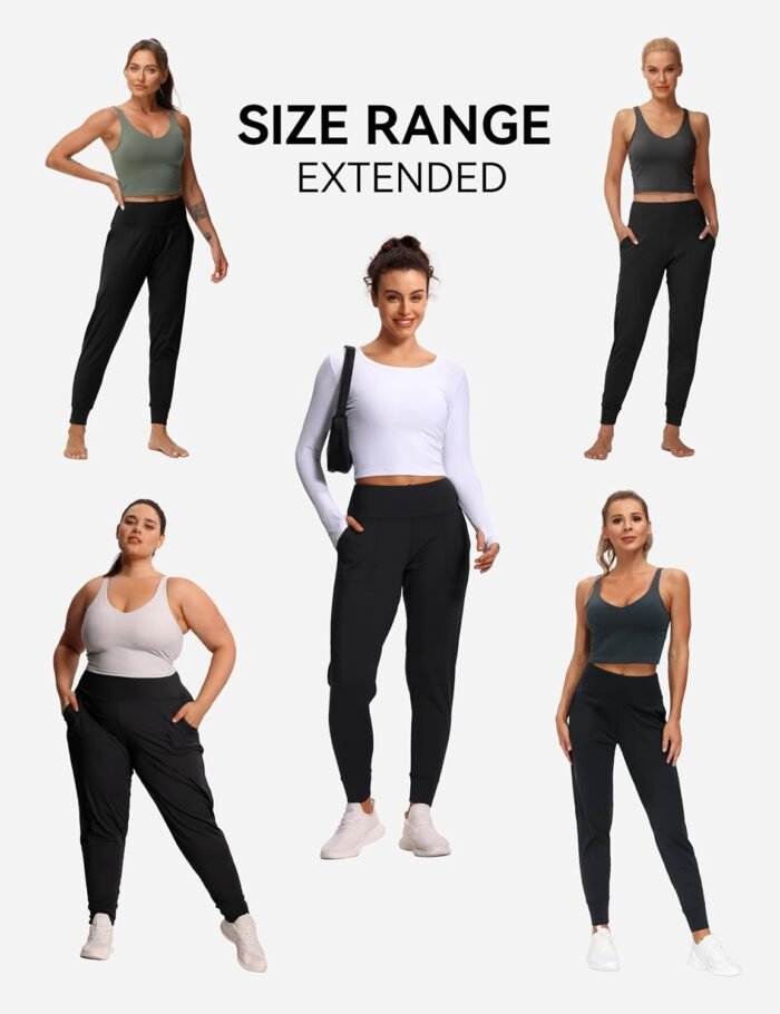 THE GYM PEOPLE Women's Joggers Pants Lightweight Athletic Leggings Tapered Lounge Pants for Workout, Yoga, Running - Image 5