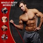 WHATAFIT Resistance Bands, Pull Up Assistance Bands, Exercise Bands, Workout Bands Set for Men and Women Home Fitness, Body Stretching, Strength Training, Physical Therapy - Image 3
