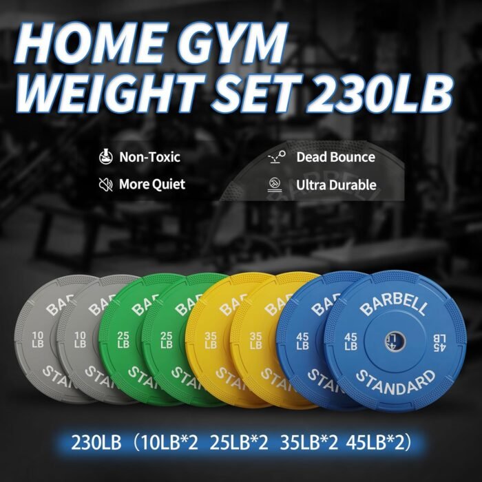 Mikolo Smith Machine, 2200lbs Squat Rack with LAT-Pull Down System & Cable Crossover Machine, Training Equipment with Leg Hold-Down Attachment, Garage & Home Gym Package - Image 4