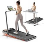 Walking Pad,Treadmill with Incline for Home Office, 2.5HP Portable Under Desk Treadmill with 265 Lbs Capacity,Remote Control, Led Display - Image 2