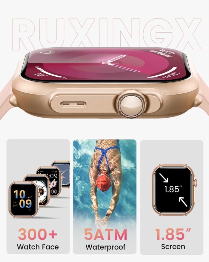 Smart Watch for Women for iPhone&Android: 100 Day+Battery Life, Smart watch(Answer/Make Calls) with 24/7 SpO2 Sleep Heart Rate Monitor,5ATM Waterproof,Fitness Tracker with 120+ Sport,Reloj Inteligente - Image 8