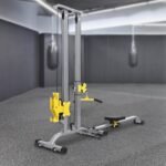 Multi-Function Power Rack, 220.46LBS Capacity Power Rack, Heavy Duty Strength Training Fitness Equipment, for Garage & Home Gym, Silver - Image 4