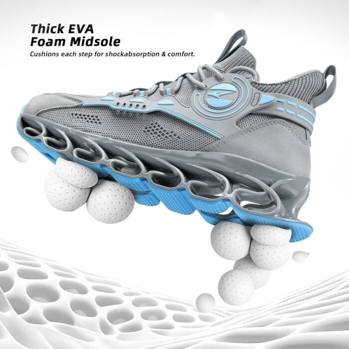 Men's Running Shoes Fashion Sneakers Breathable Blade Non Slip Walking Shoes Gym Sport Trainer Athletic - Image 5