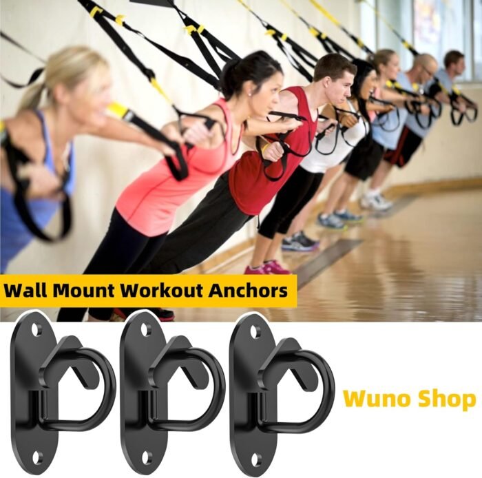Resistance Band Wall Anchors System, Wall Mount Workout Anchors for Exercise Bands - Image 5