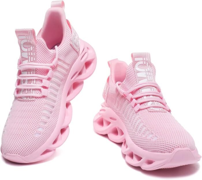 GSLMOLN Womens Walking Shoes Mesh Non Slip Gym Sports Casual Fashion Sneakers - Image 2