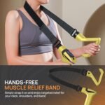 Massage Gun Deep Tissue with Muscle Massager Belt for Relaxation with Extended Handle 3-In-1 Back Massager for Pain Relief, 12 Speed Levels & 4 Replaceable Heads for Athletes, Gym Recovery, and Senior - Image 5