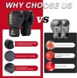Boxing Gloves for Men Women, Sparring Training Punching MMA Kickboxing Boxing Gloves, Heavy Bag Workout Gloves for Boxing, Kickboxing, Muay Thai, MMA - Image 5
