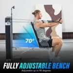 Home Gym Toning Gym Total Body Workout,White,Grey (GWY009) - Image 5