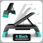 leikefitness Multifunctional Aerobic Deck with Cord Workout Platform Adjustable Dumbbell Bench Weight Bench Professional Fitness Equipment for Home Gym - Image 5