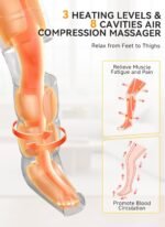 Leg Massager with Heat and Compression, Foot Calf & Thigh Massage for Circulation and Pain Relief, Leg Compression Massager with Handheld Controller 3 Intensities 6 Modes - FSA HSA Eligible - Image 5