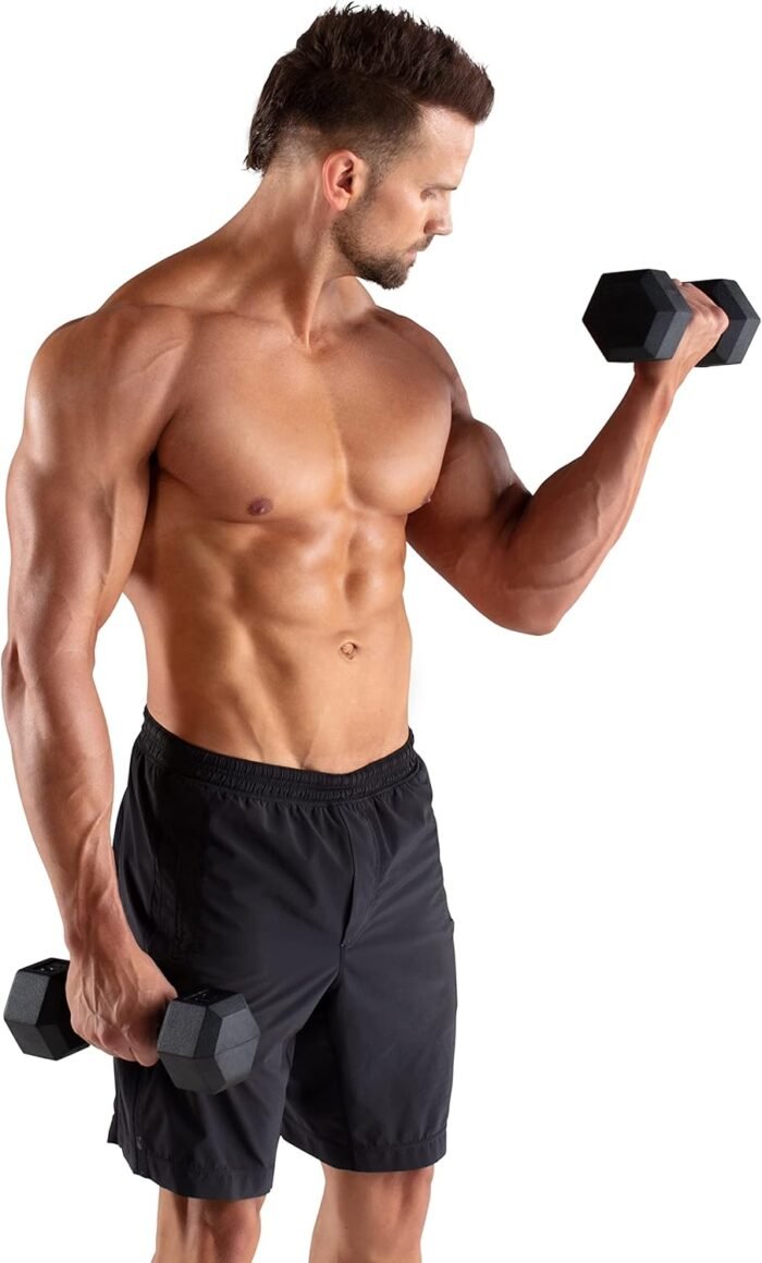 Weider Rubber Hex Dumbbell - Image 4