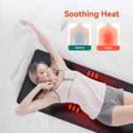 Snailax Massage Mat with Heat, Back Massage Pad for Bed, Chair, 10 Motors Vibrating Massage Mattress Pad with 2 Heating Pads for Back, Full Body Massager - Image 5